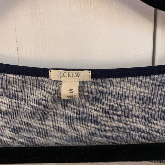 J. Crew navy & white striped blouse - Picture 2 of 3